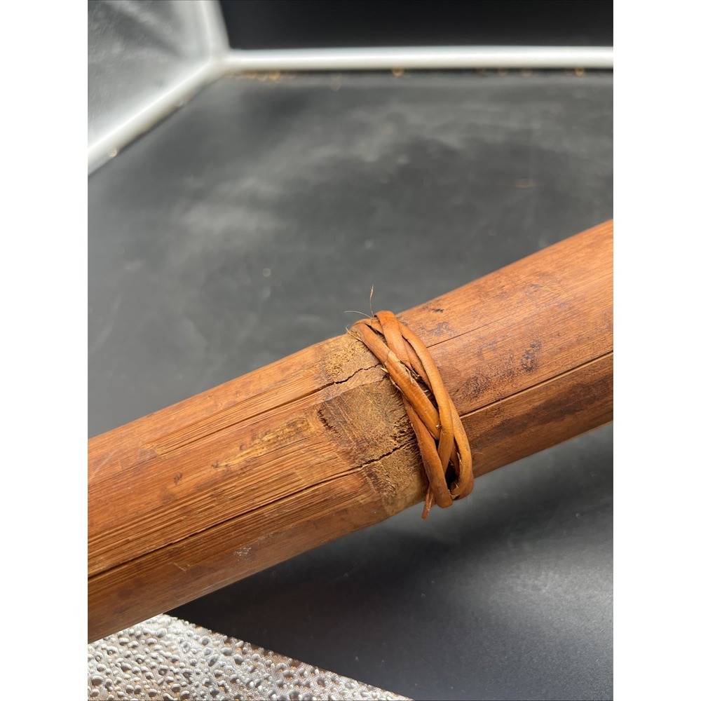 Hearth Broom Natural Straw Craft Whisk Broom Handle 33"  Handmade Cobweb Broom - Picture 8 of 9
